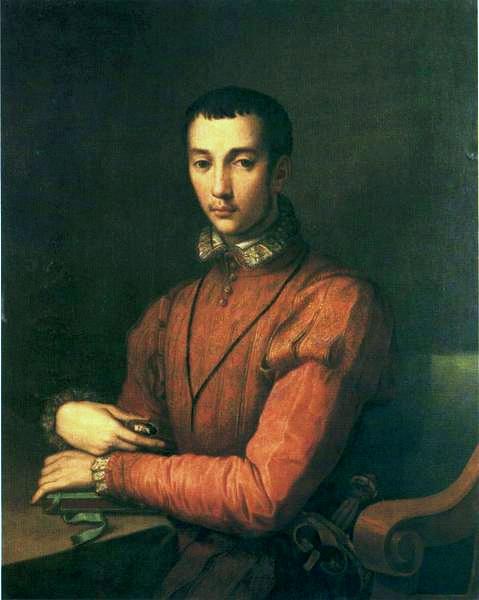 Alessandro Allori Portrait of Francesco de' Medici. Sweden oil painting art